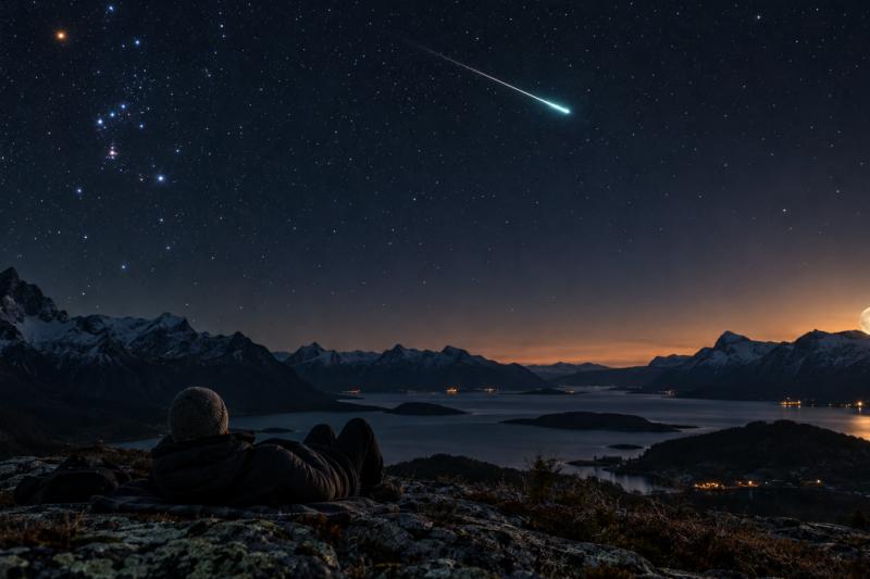 Orionidene 2026: slik ser du stjerneskuddene fra Halleys komet – best natt til torsdag 22. oktober
