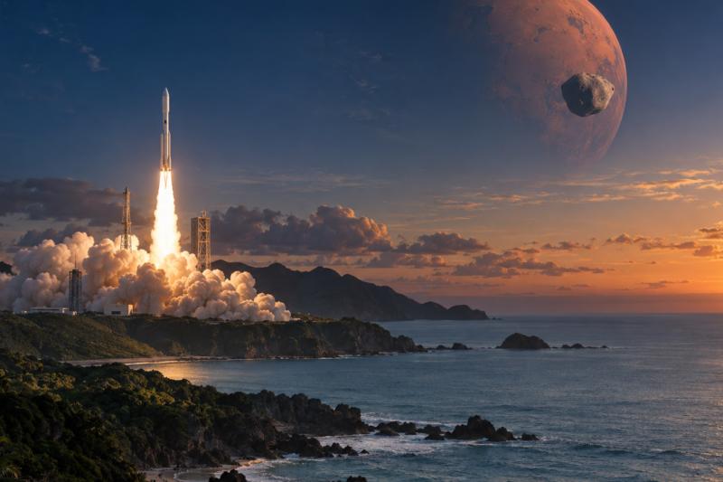 MMX skytes opp i kveld: Japan skal hente stein fra Mars-månen Phobos – og Europa er med