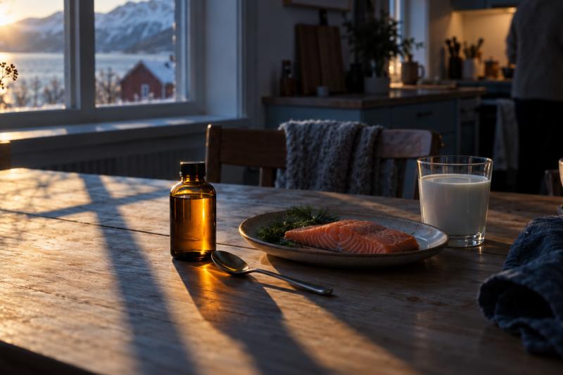 Vitamin D om vinteren: 10 mikrogram om dagen, tran eller tabletter – og hvorfor sola ikke lenger hjelper