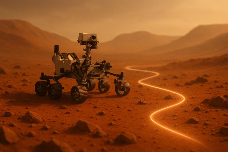 NASA bruker AI for å navigere på Mars