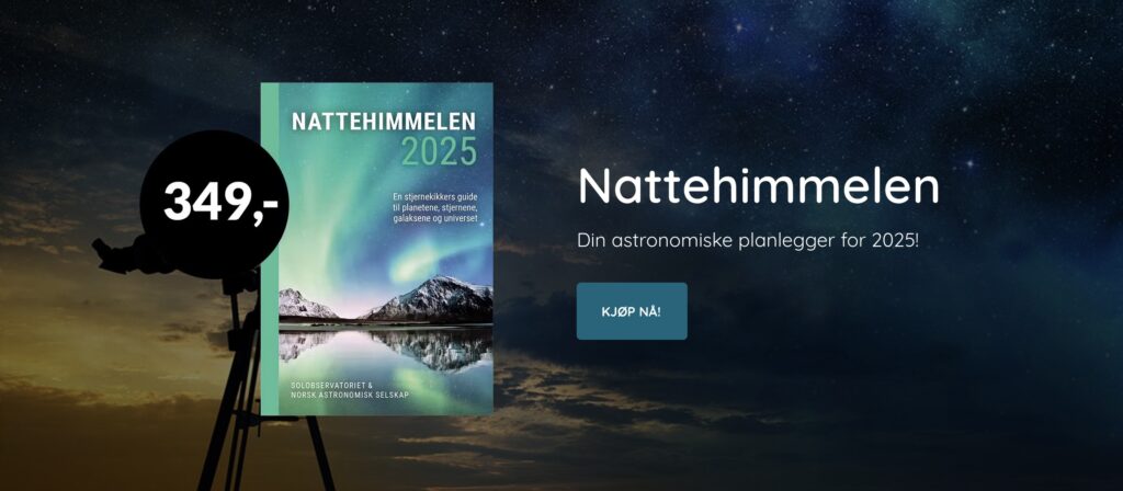 Nattehimmelen 2025 fra Astronomen